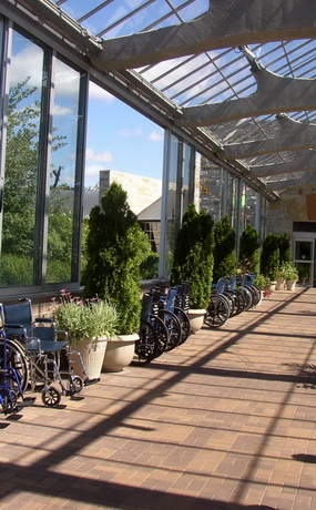 Wheelchairs- Fred Myer Museum Entrance